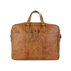 Dran Deri Hakiki Deri El Yapımı Evrak Çantası Büyük