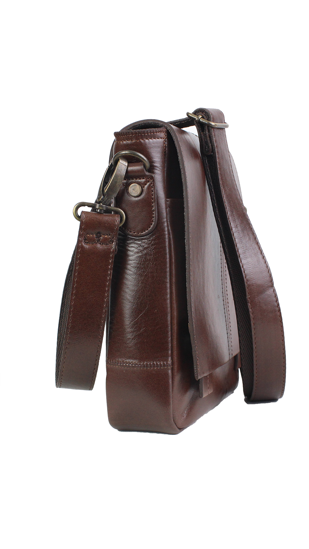 Dran Deri Erkek Postacı Çanta - Görsel 4