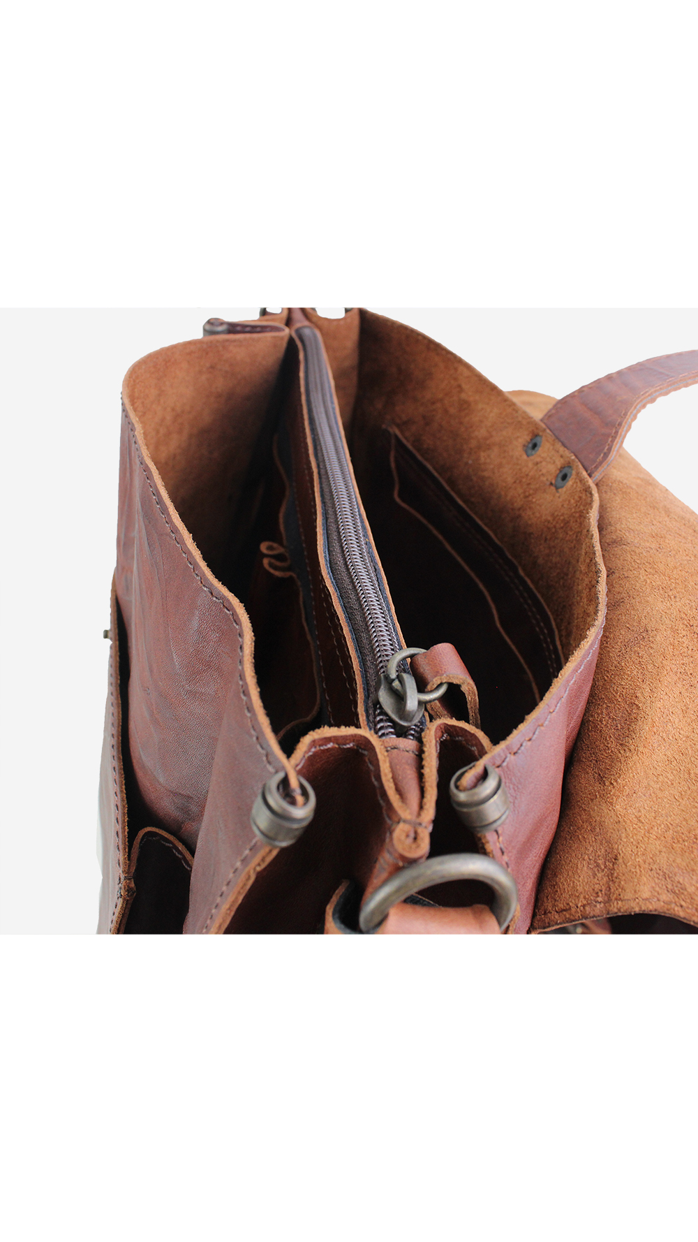 Dran Deri Sırt Çantası - Görsel 6