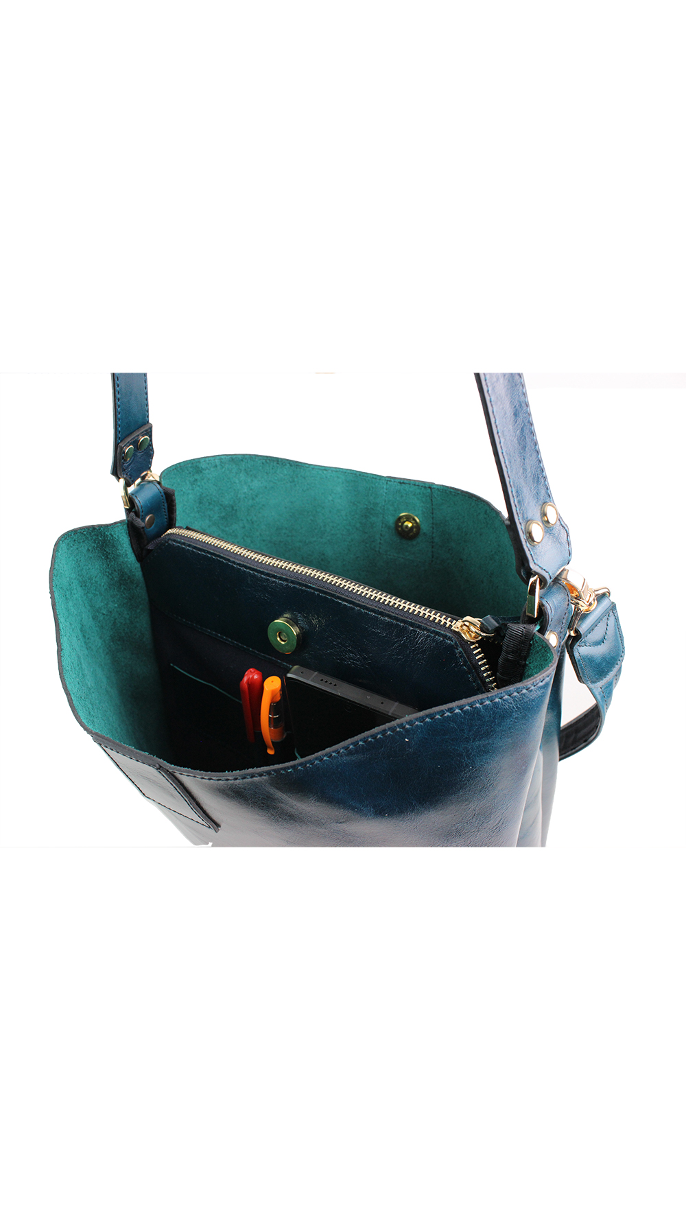 Dran Deri Kadın Omuz Çantası - Görsel 5