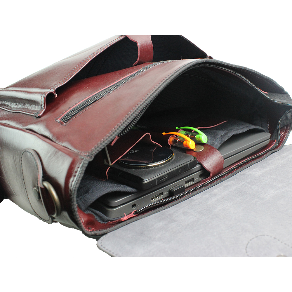 Dran Deri Unisex Büyük Sırt Çantası - Görsel 5