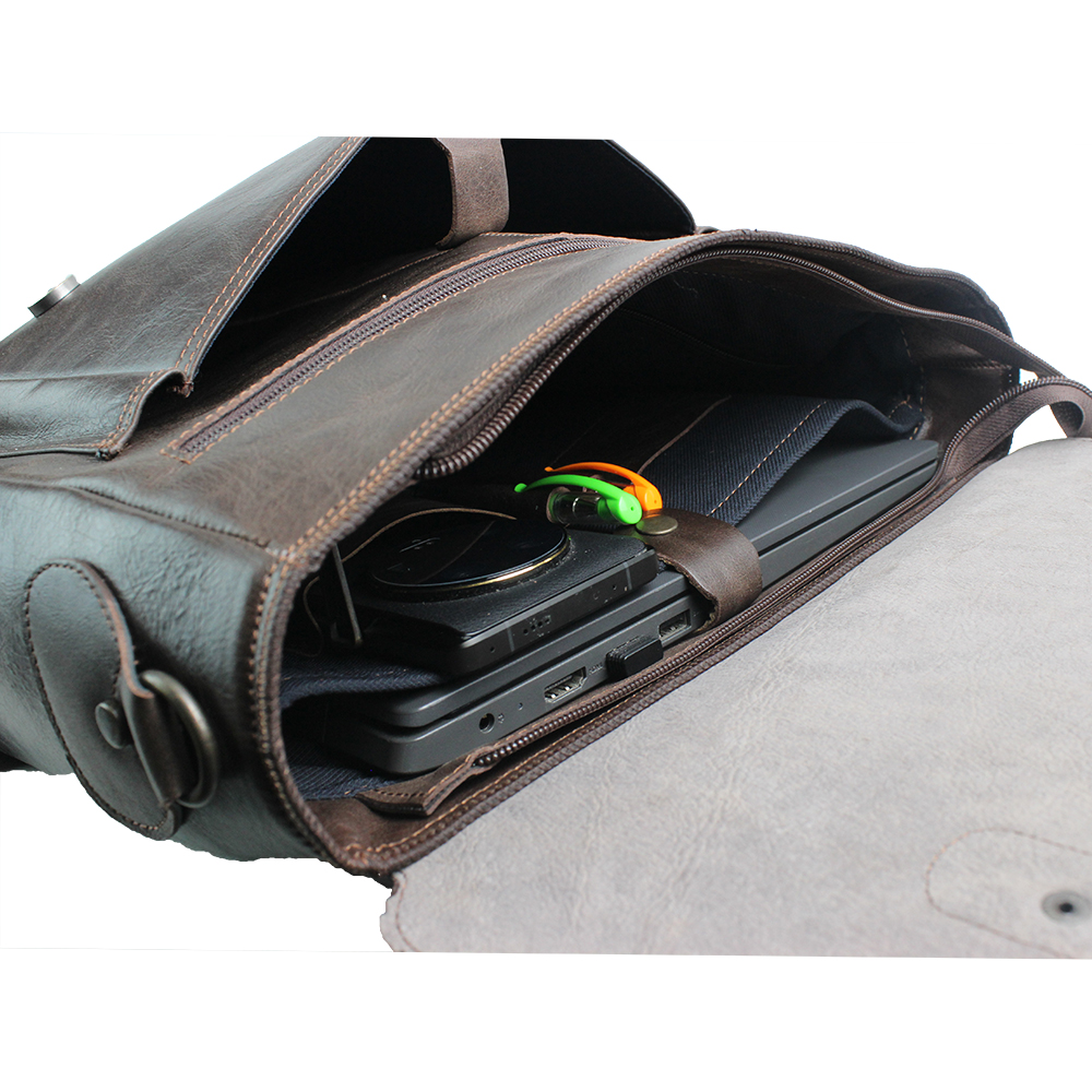 Dran Deri Unisex Büyük Sırt Çantası - Görsel 5