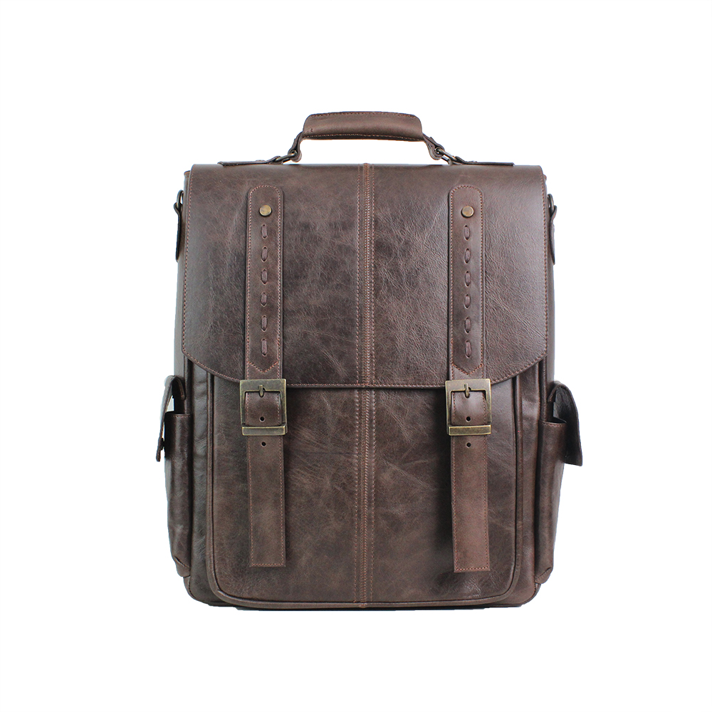 Dran Deri Unisex Büyük Sırt Çantası