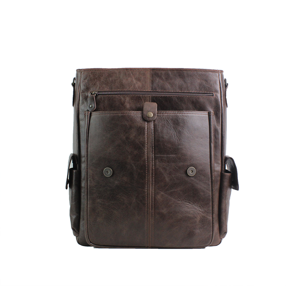 Dran Deri Unisex Büyük Sırt Çantası - Görsel 4