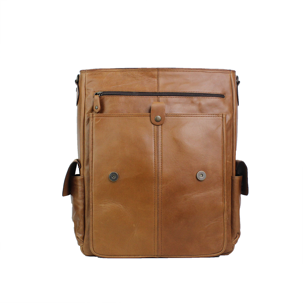 Dran Deri Unisex Büyük Sırt Çantası - Görsel 3