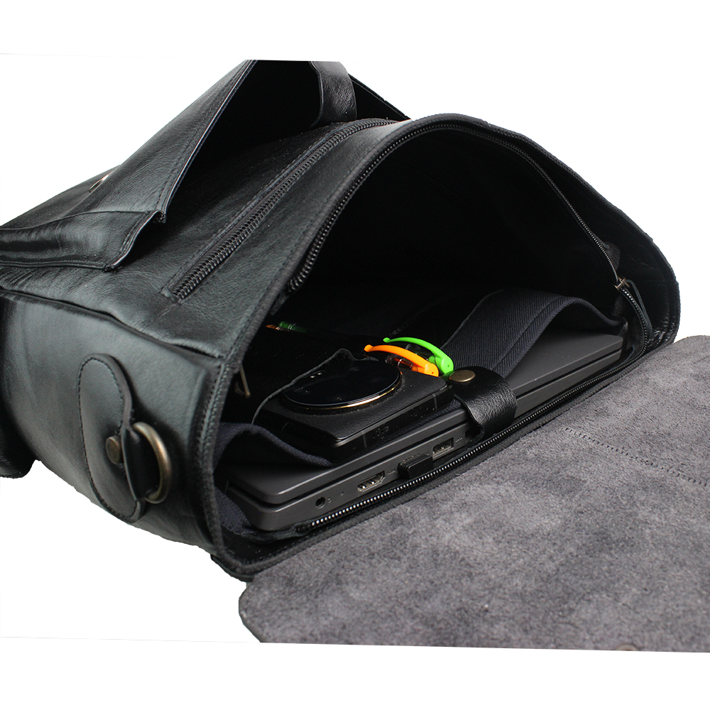 Dran Deri Unisex Büyük Sırt Çantası - Görsel 5