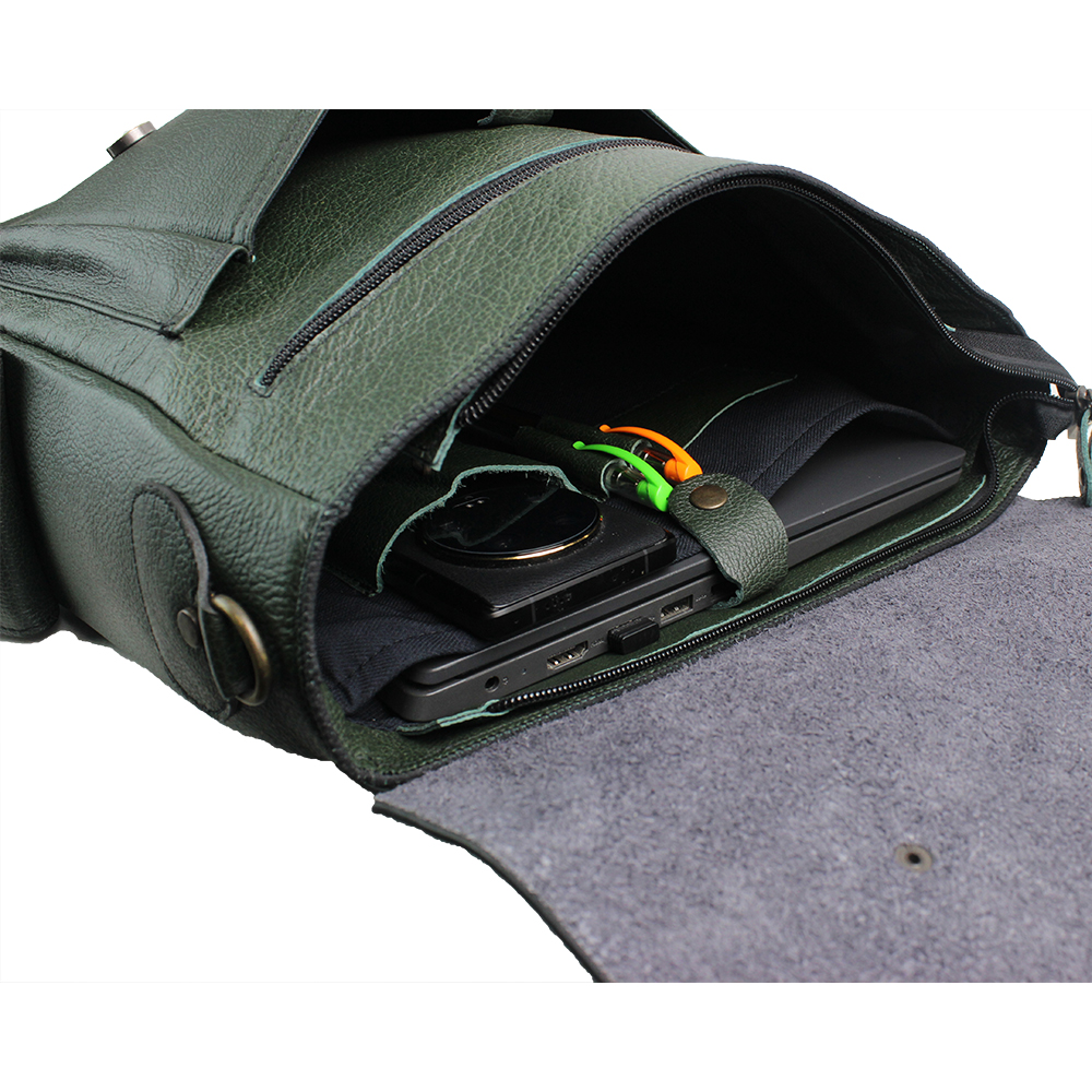 Dran Deri Unisex Büyük Sırt Çantası - Görsel 5